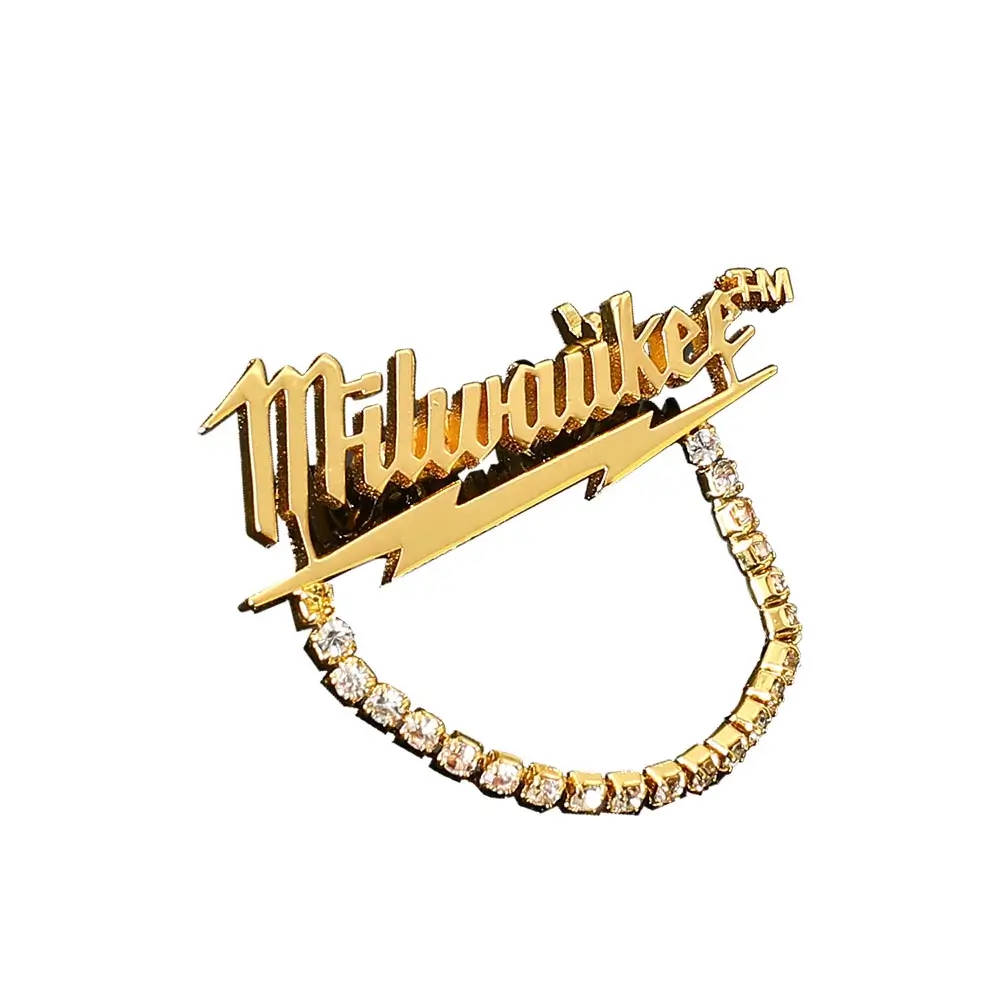 Customized wholesale company school special metal material nameplate