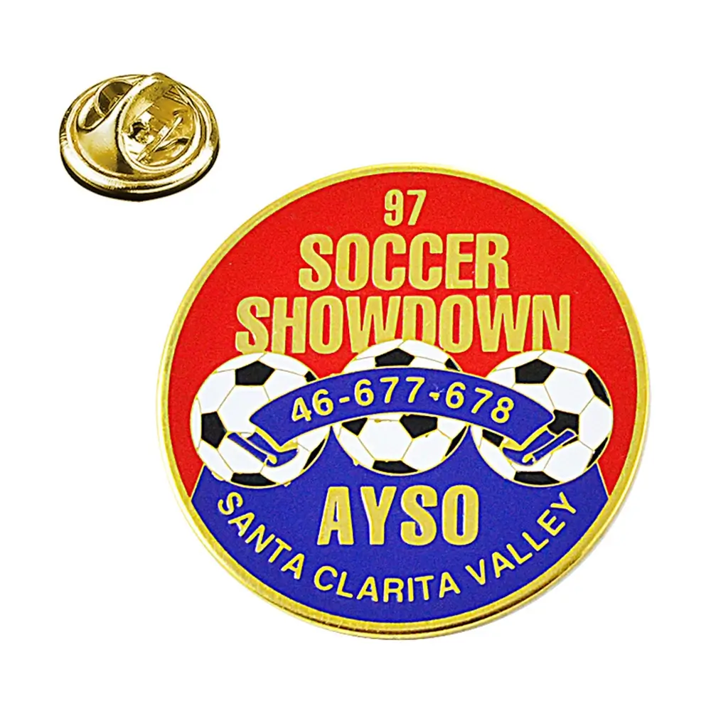 baked enamel emblem