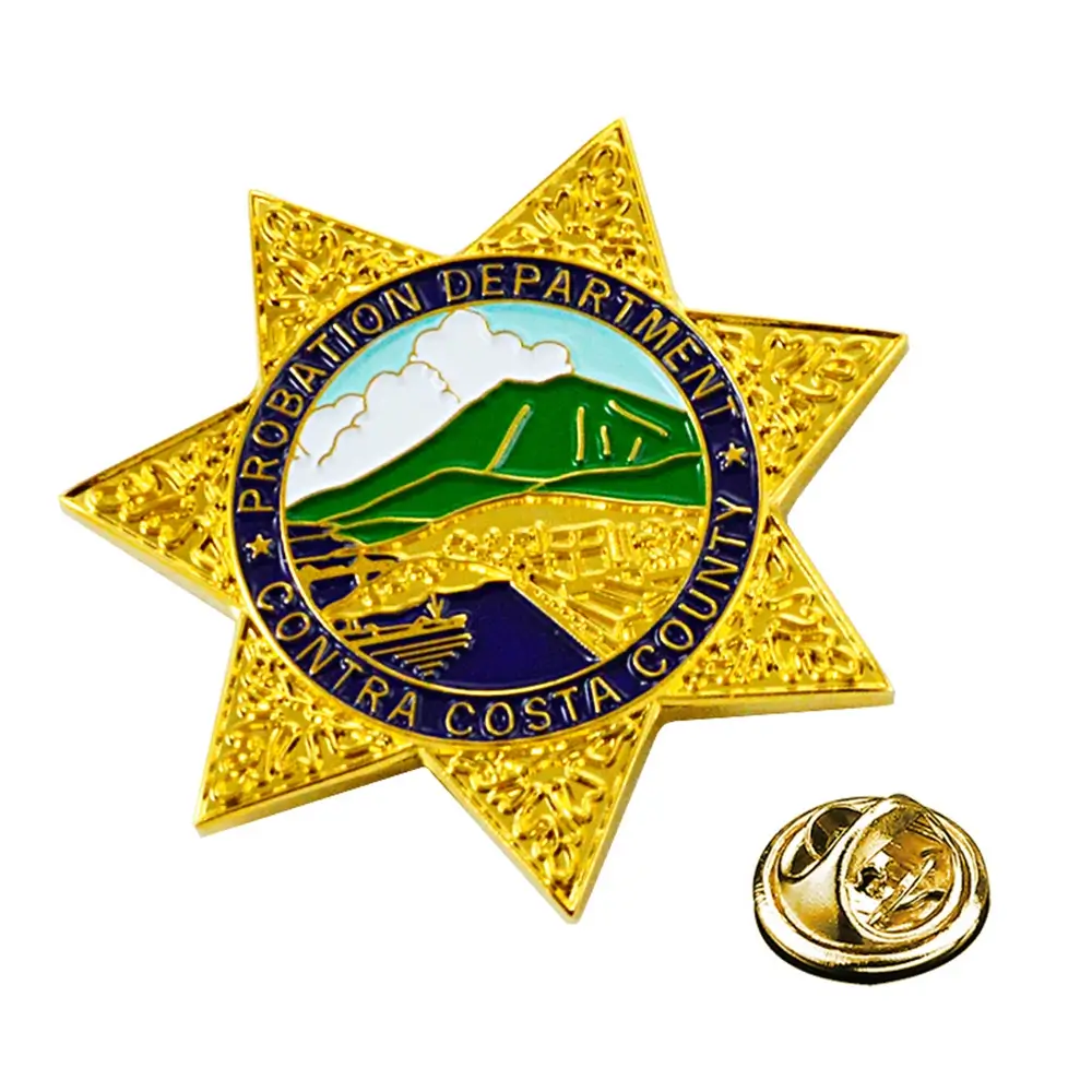 Manufacturer Custom Baked Enamel Emblem I Pu You