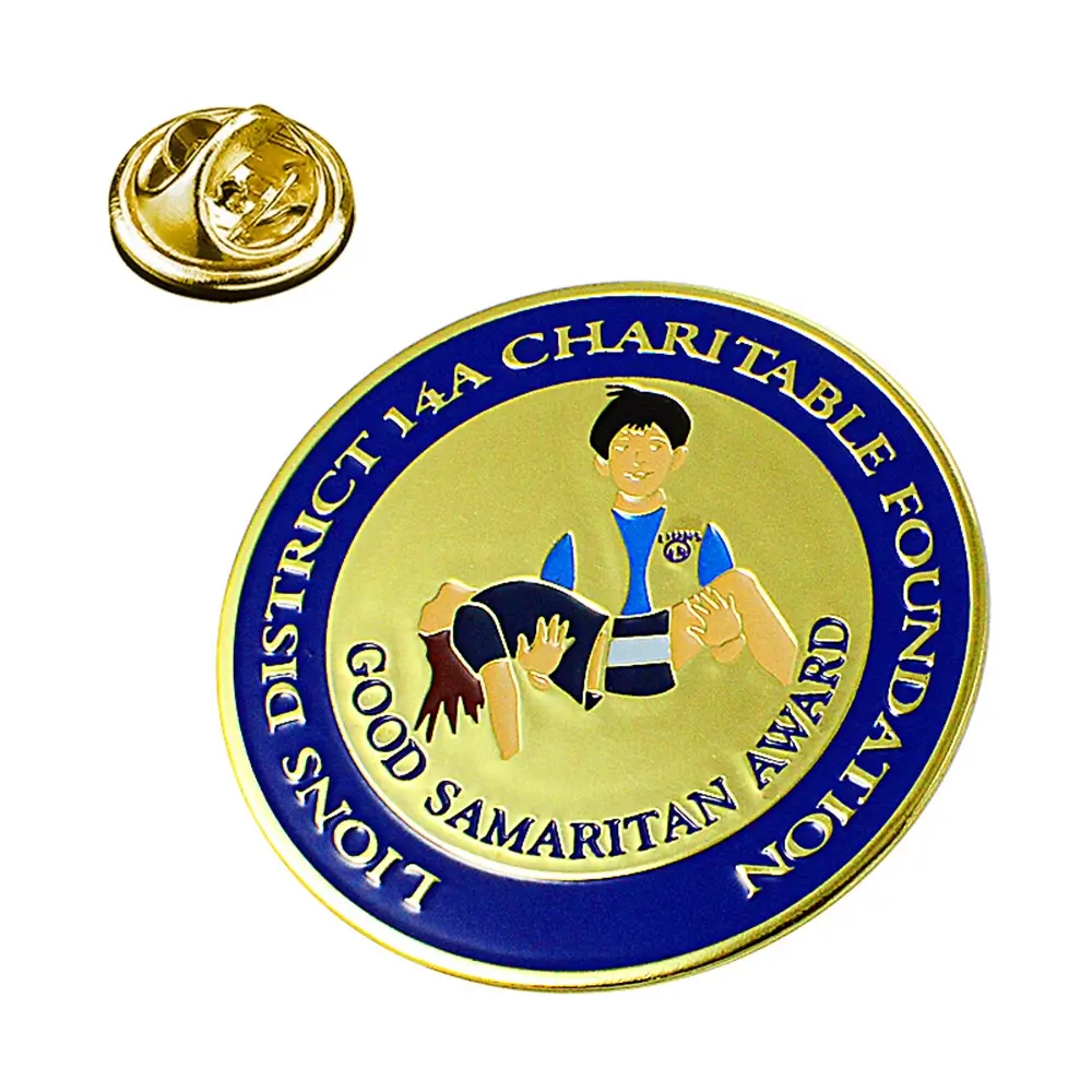 baked enamel emblem
