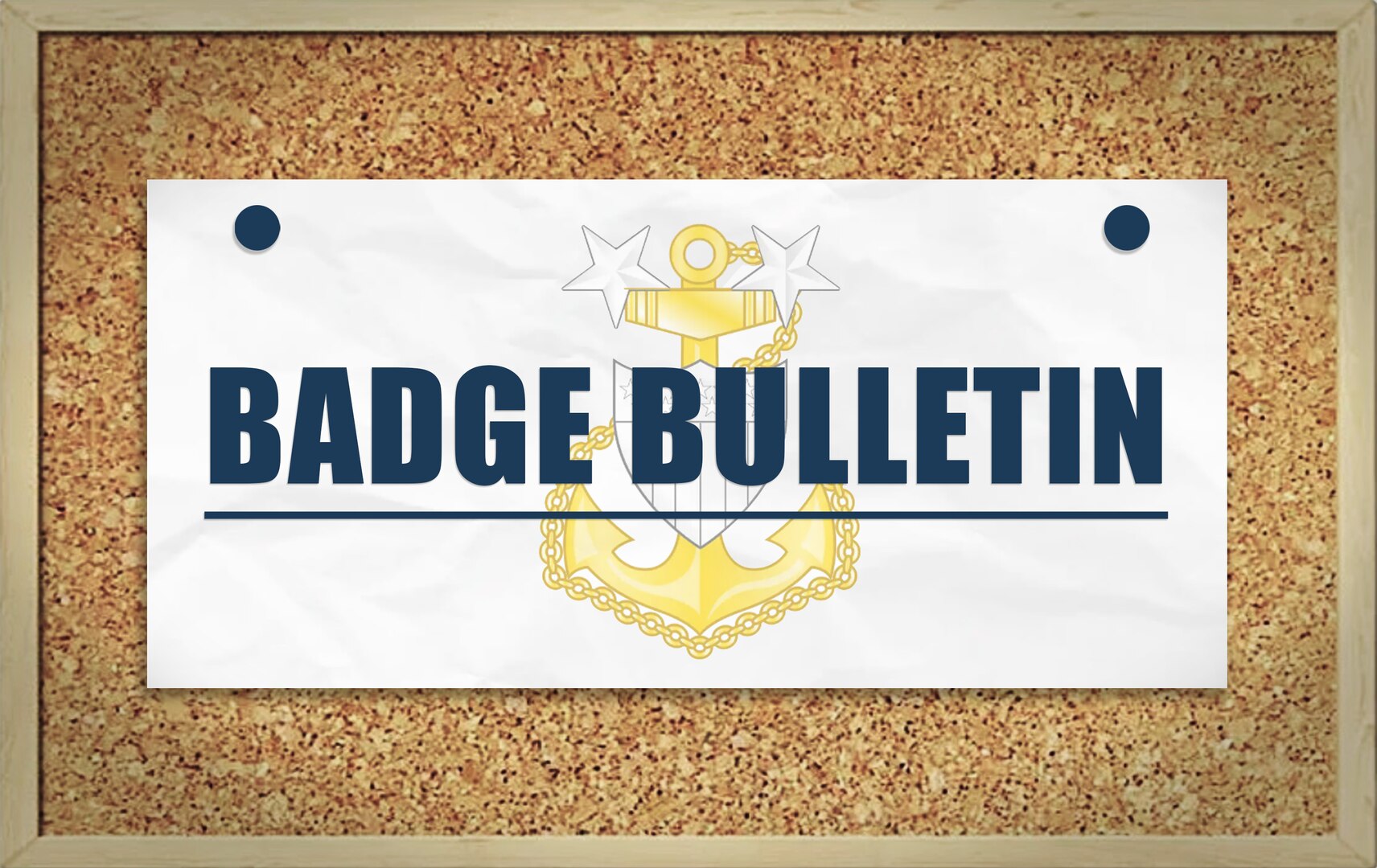 New! Senior enlisted members launch the “Badge Bulletin” video series